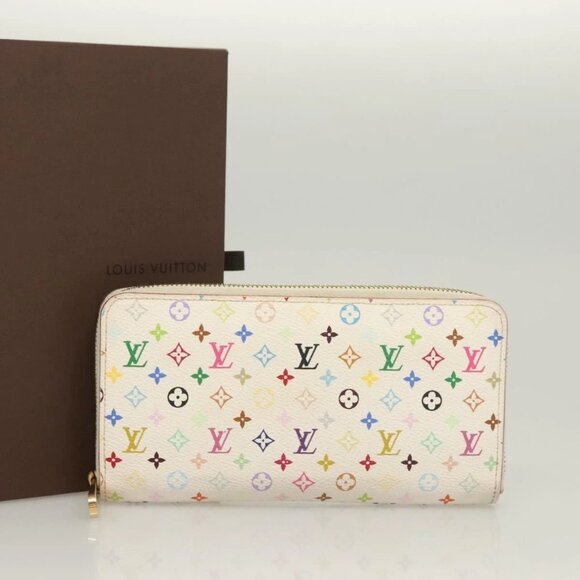 LOUIS VUITTON Monogram Multicolor Zippy Wallet White M60241 LV Auth ki5819 - Picture 15 of 16